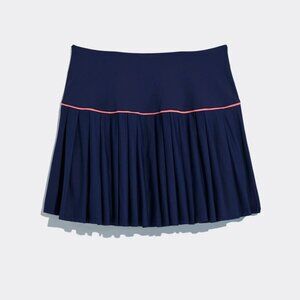 Vineyard Vines Mid-Rise Performance Pleated Skort - Size Small NAVY